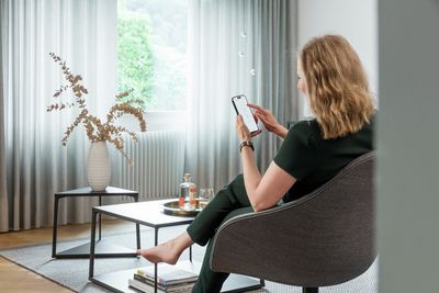 Gardinsystem, SG Control N, Colorama 2 Multicolour, ISP Showroom, Ostermundigen, Switzerland, Move Smart Home Hub