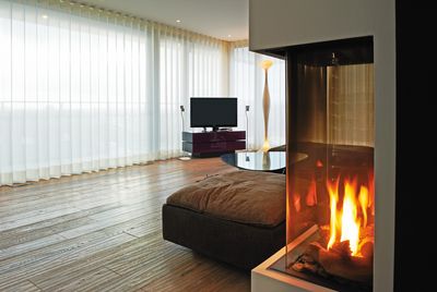 Gardinsystem, SG 5600, Colorama 1, Room shot "Penthouse Herkulesblick", Kassel, Germany, Wave